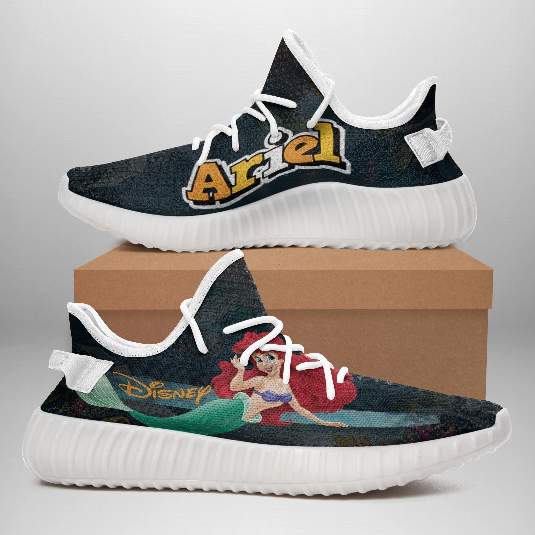 Ariel Yeezy – Best Gift For Fan-Boy’S Girl’S Yeezy Shoes, Custom Yeezyboost, Hypebeast Shoes, Custom Shoes, Custom Sneaker