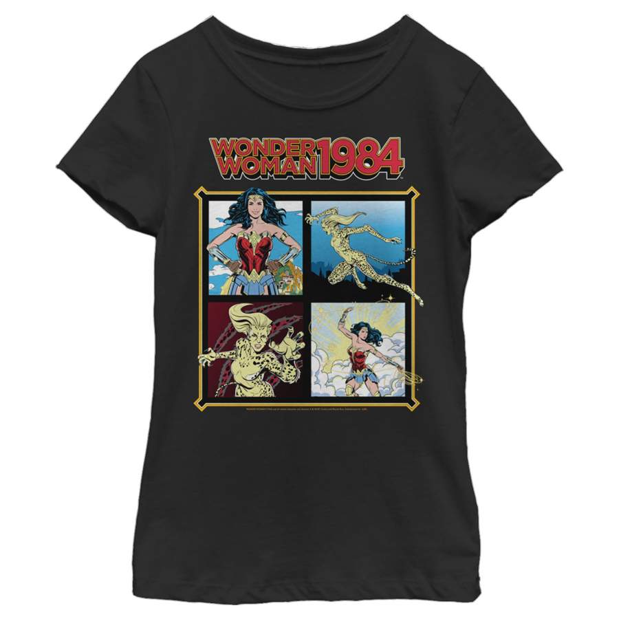 Wonder Woman 1984 Girl’s Comic Panels  T-Shirt