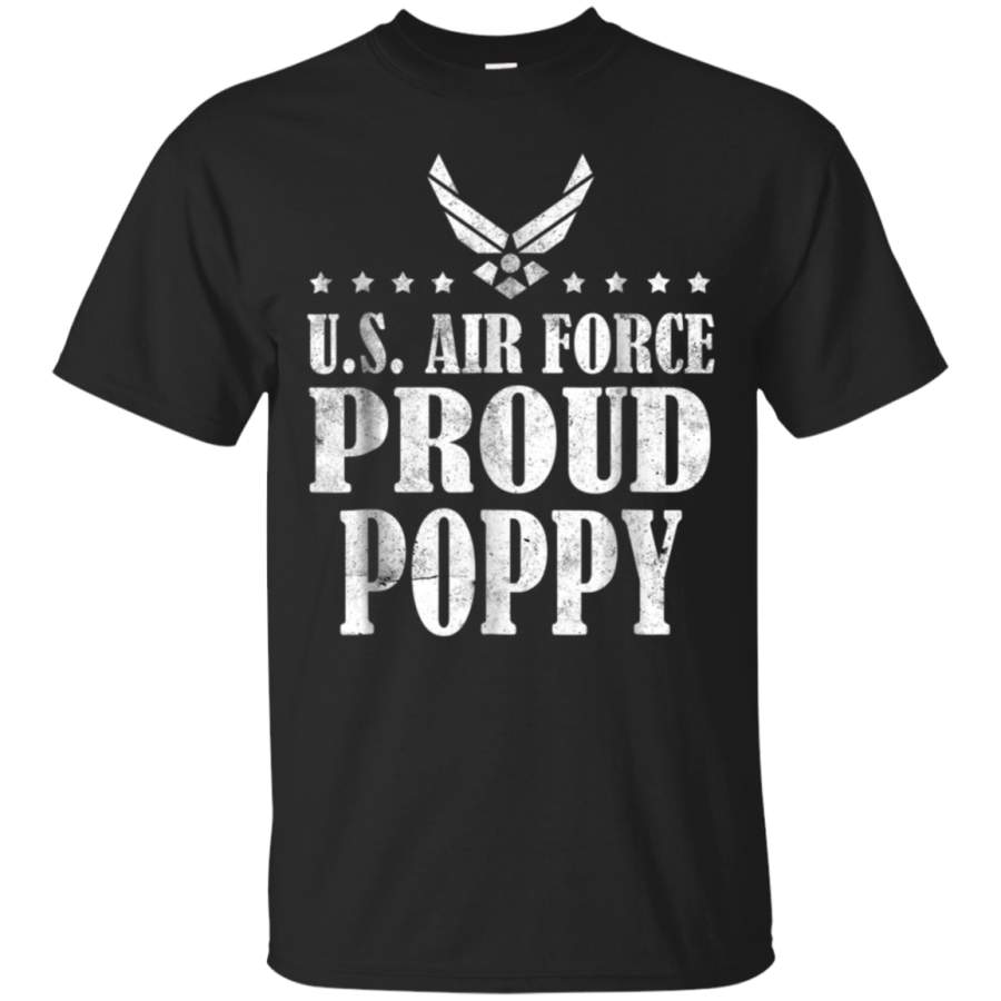 AGR Air Force Family – Proud Poppy US Air Force Stars T-shirt