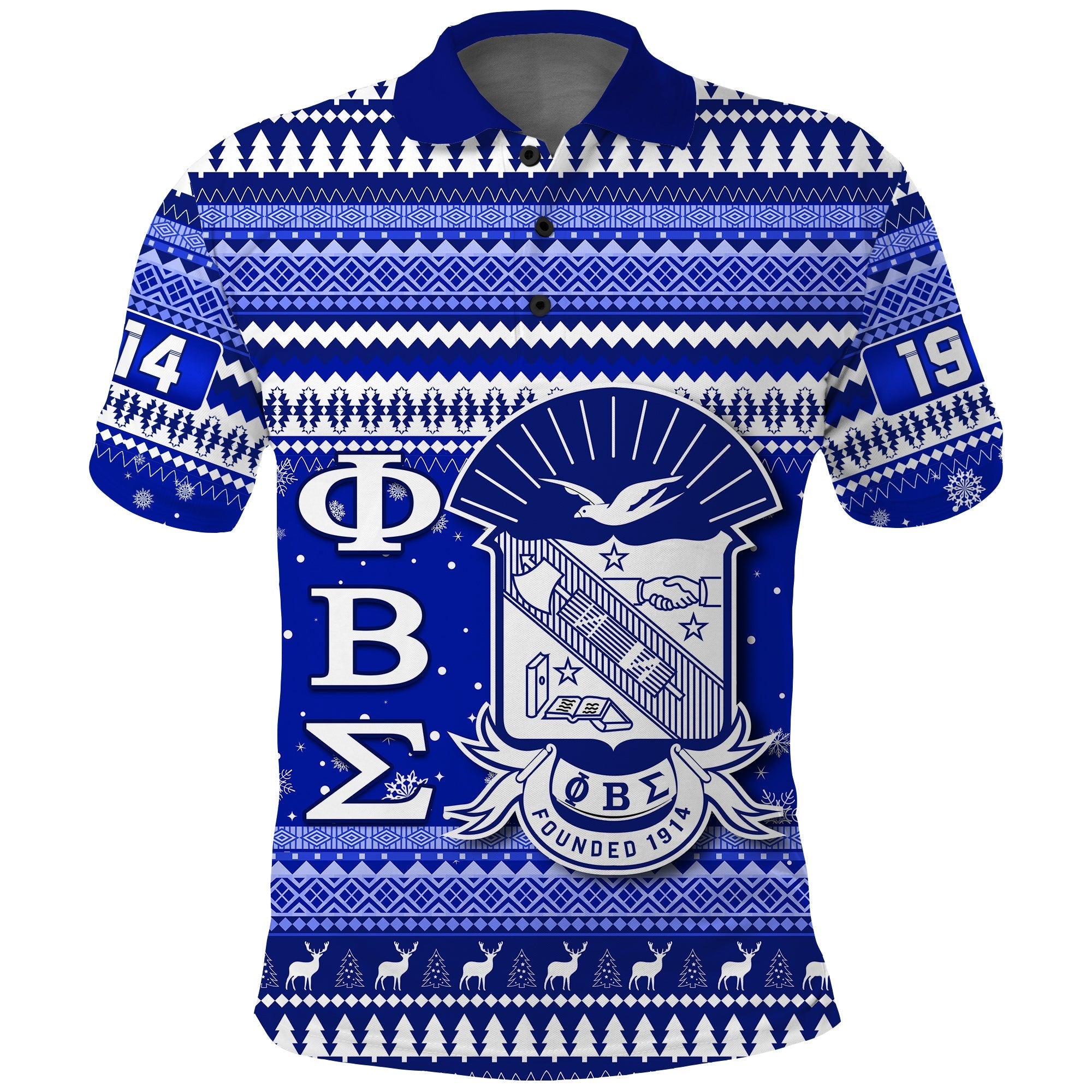 Fraternity Polo – Phi Beta Sigma Christmas Polo Shirt African Pattern