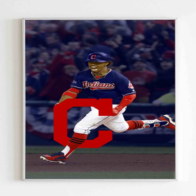 Cleveland Indians Player Run Poster