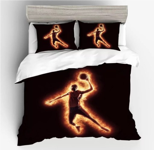 Basketball 3 Duvet Cover Pillowcase Home Decor 3D Bedding Set Decor 3190