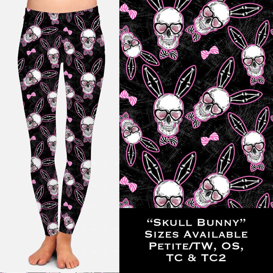 Custom Skull Bunny Leggings & Joggers – ETA April