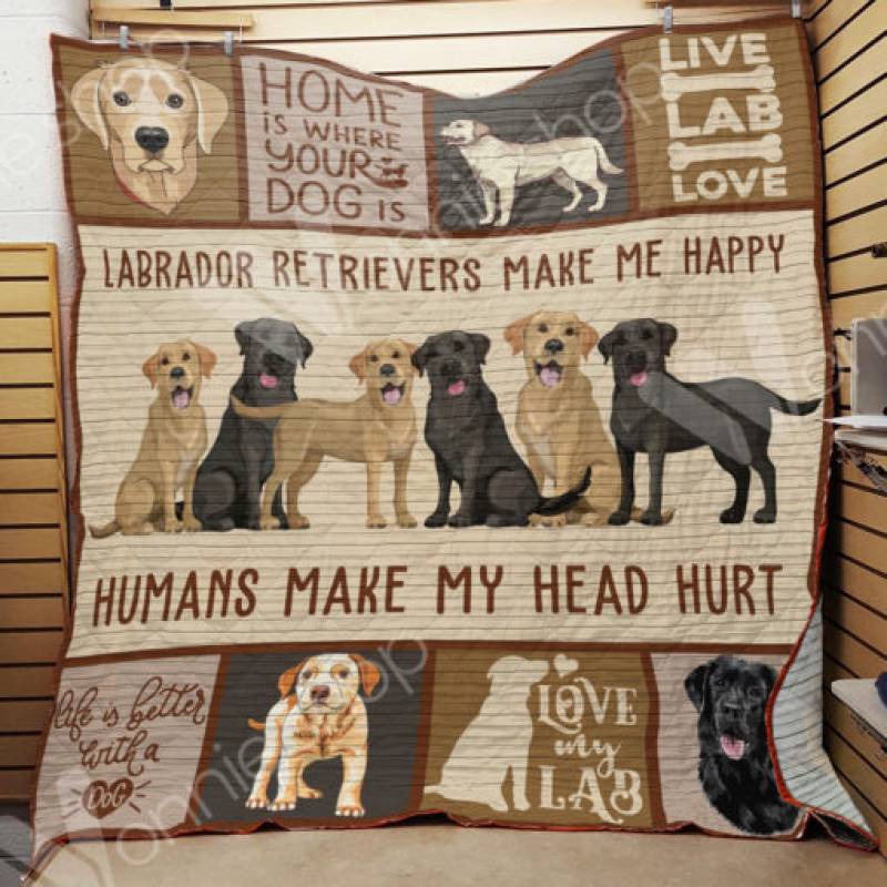 Labrador Retriever Dog Blanket AU0501 95O42