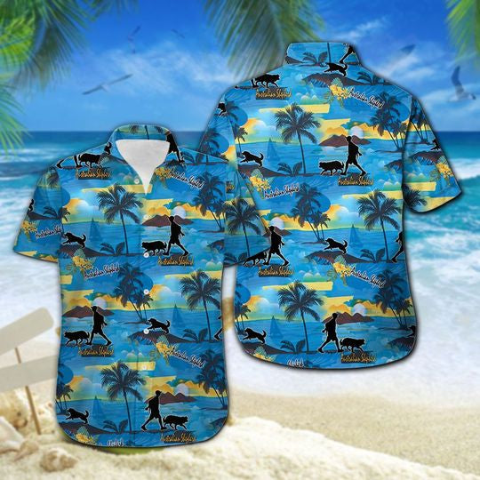 Australian Shepherd Hawaiian Shirt Summer Button Up For Men, Women, Couple