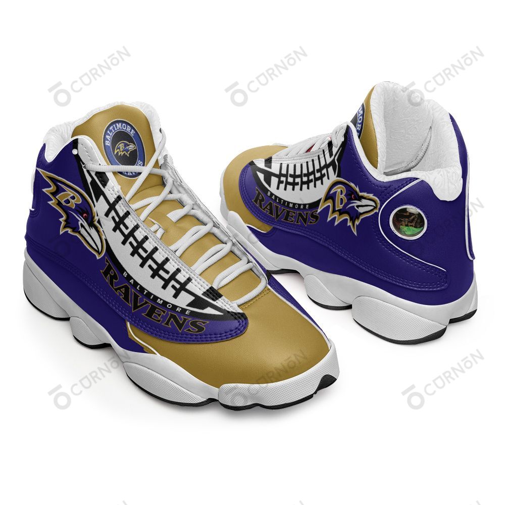 Baltimore Ravens Air JD13 Sneakers 308