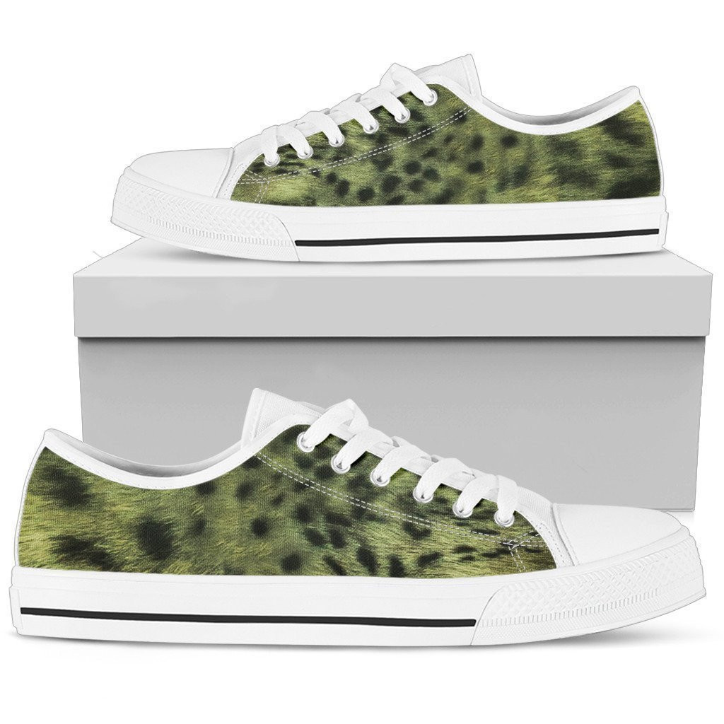 All Over Print Womens Low Top Leopard Original Print Shoes