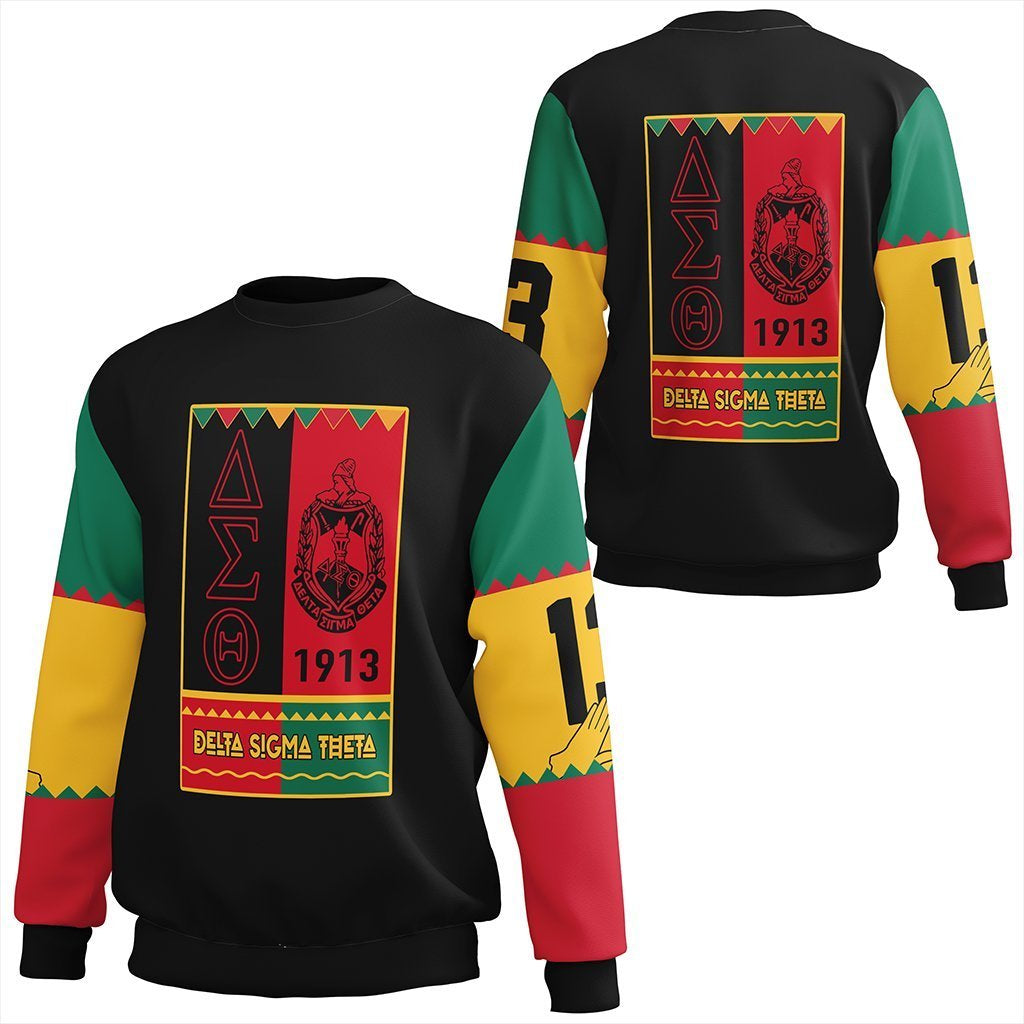 Greek Life Sweatshirt – Delta Sigma Theta Black History Month Sweatshirt J09