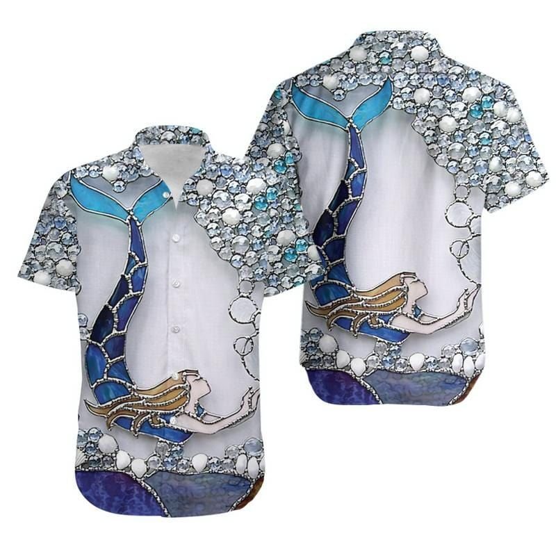 Hawaii Aloha Shirts Beautiful Mermaid Ha57965