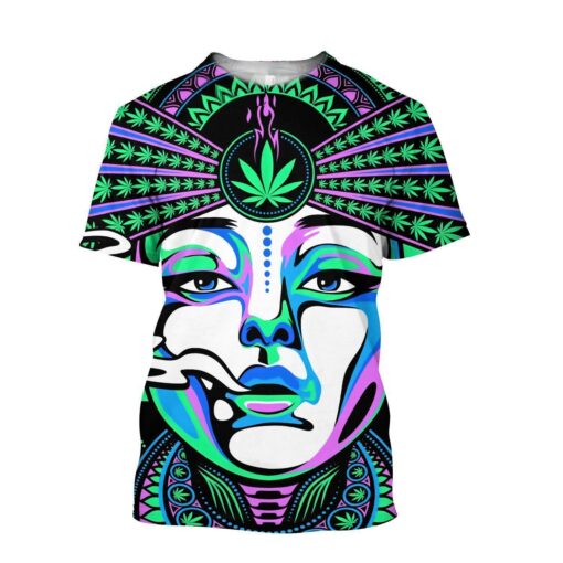 Beautiful Hippie Girl 3D All Over Printed Shirt For Hippie Lovers, Hippie Style 3D Shirts, Gift For Men And Women