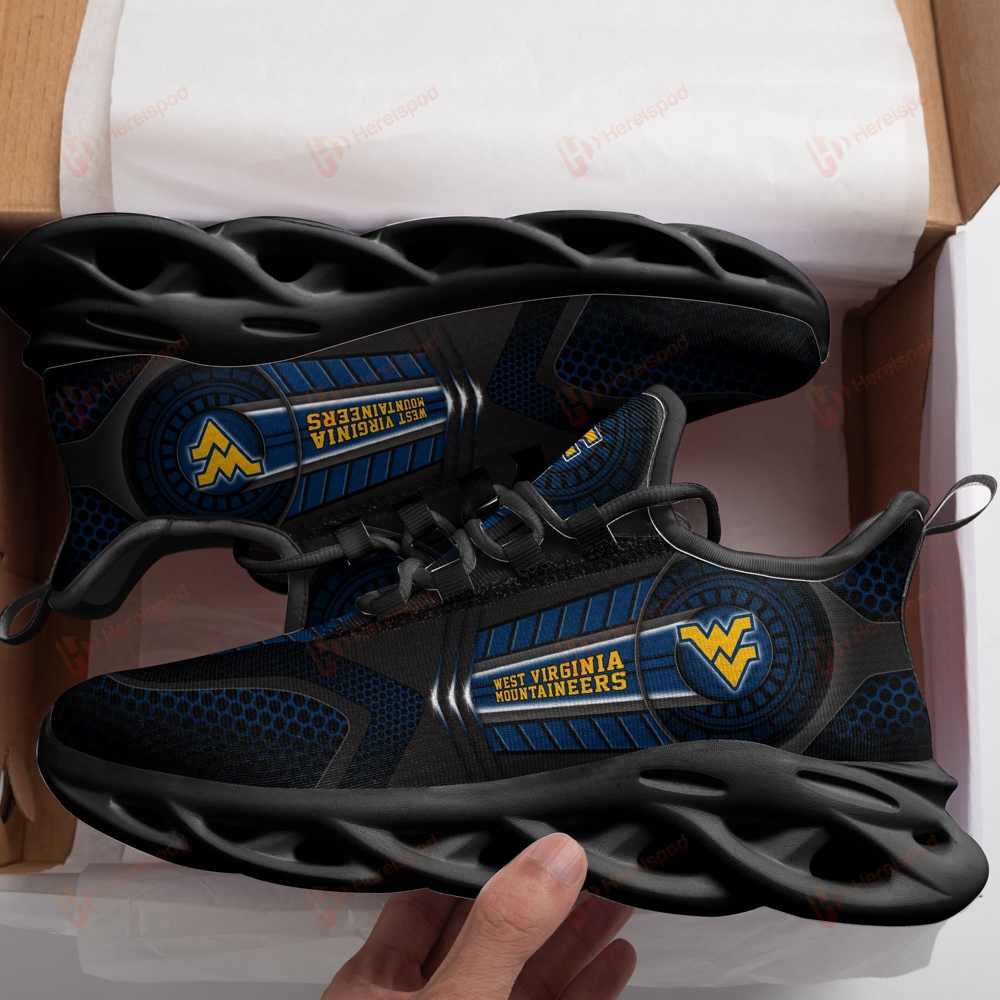 West Virginia Mountaineers Max Soul Shoes Ths21081427