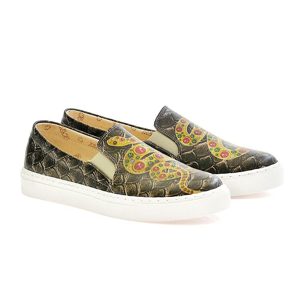 Snake Slip On Sneakers Shoes Vn4019