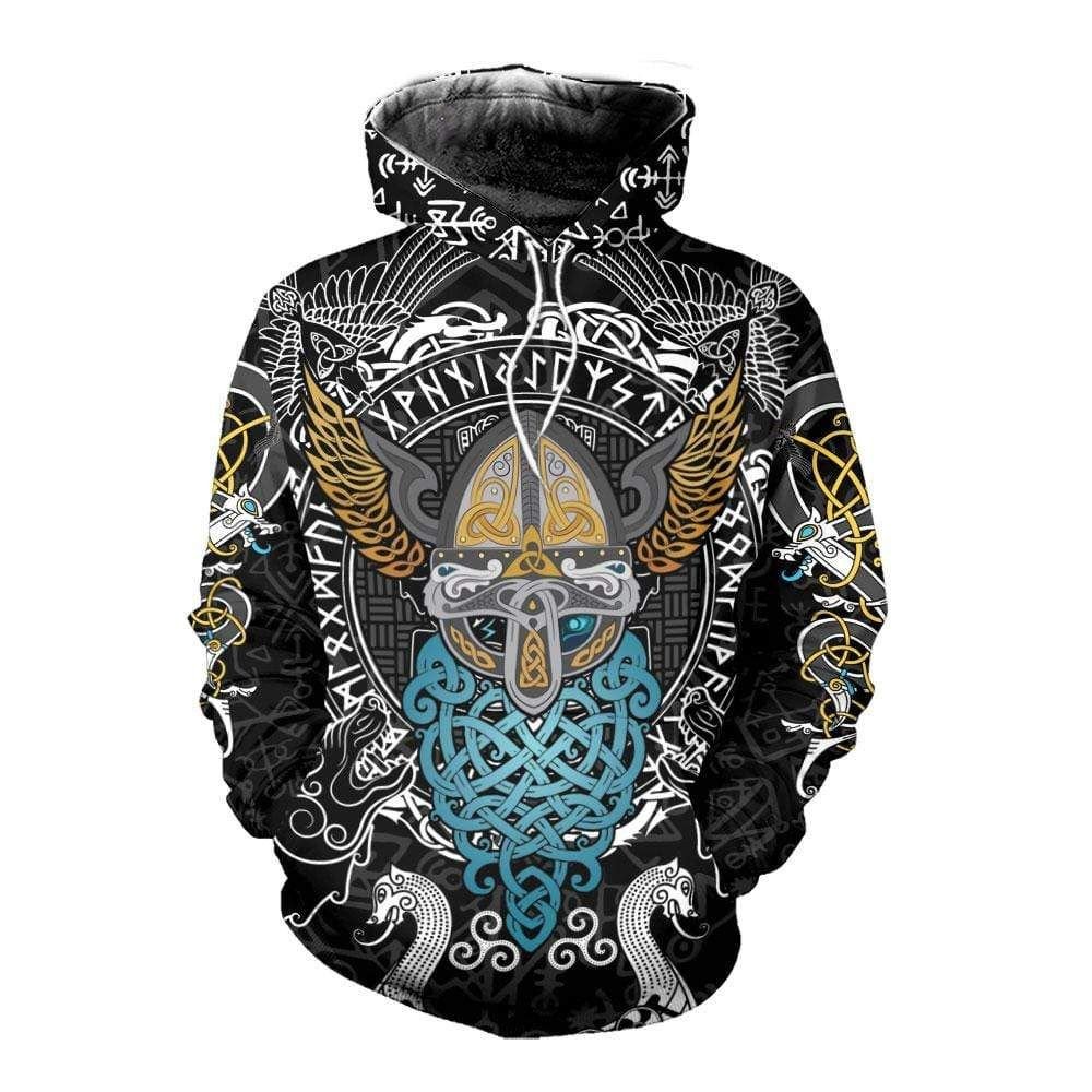 Viking Odin King Hoodie 3D #H