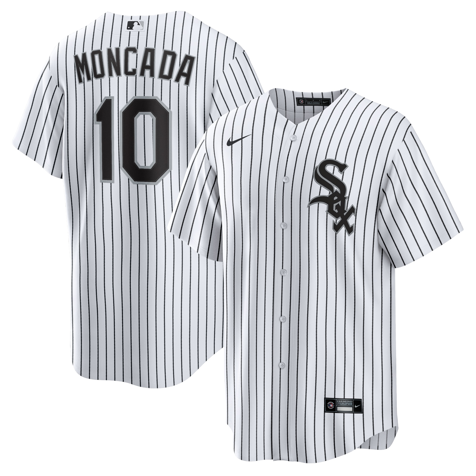 Yoan Moncada Chicago White Sox Home Replica Player Name Jersey – White