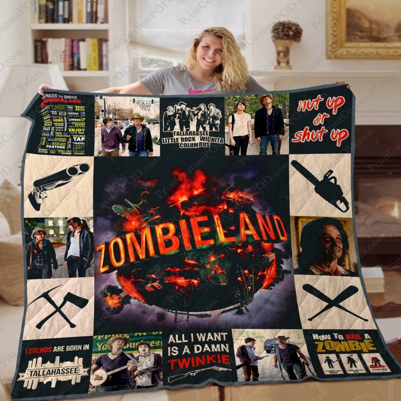 [TA] – Zombieland Quilt Blanket Ver2