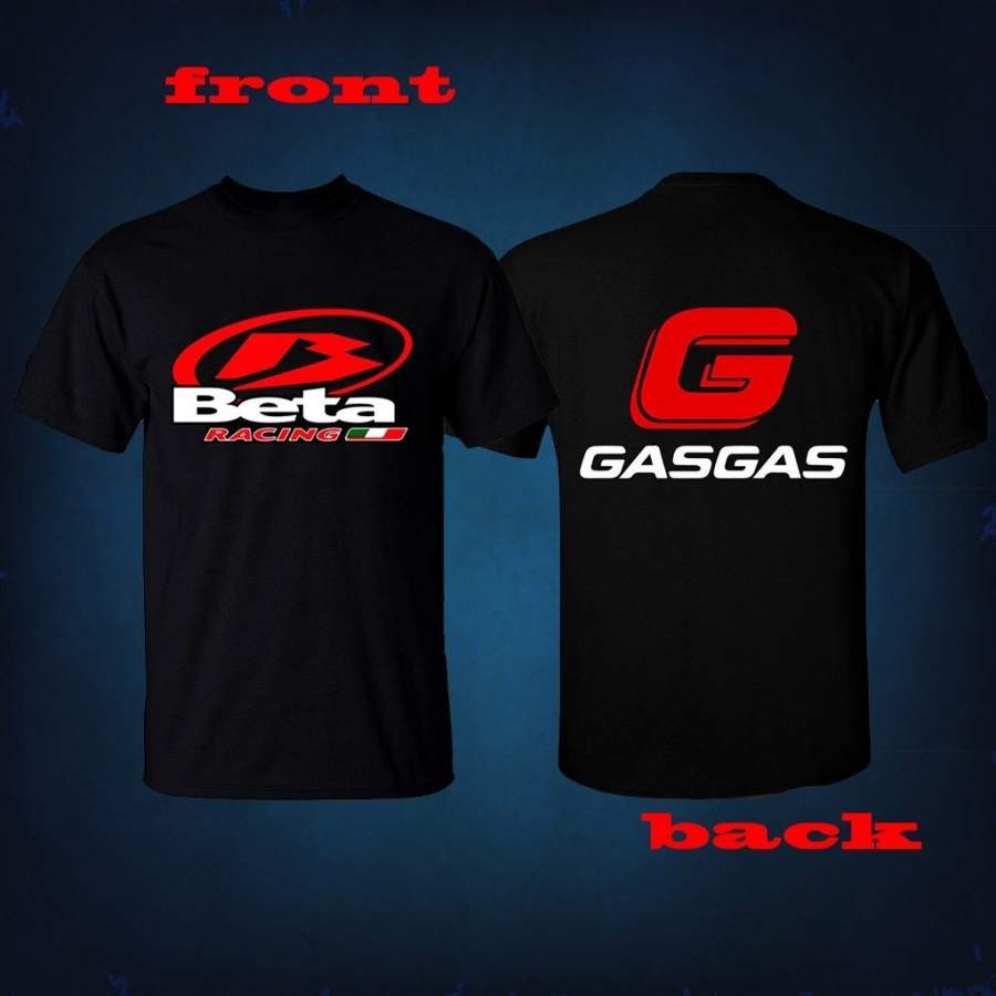 Beta Racing Gasgas Breathable Cotton Soft Short Sleeves Casual T-Shirt Size S-3xl