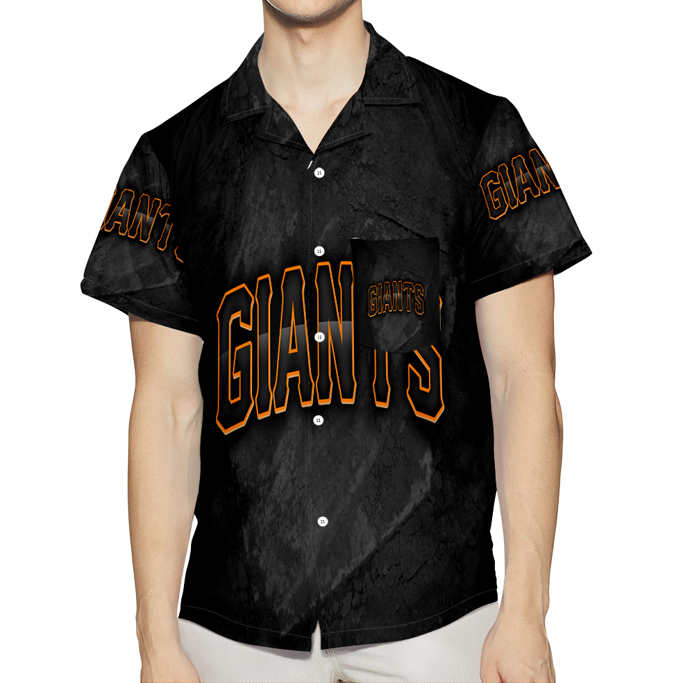 San Francisco Giants Art 4 3D All Over Print Summer Beach Hawaiian Shirt With Pocket