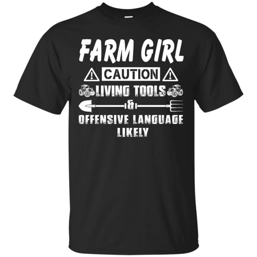 Farm Girl Caution T-Shirts