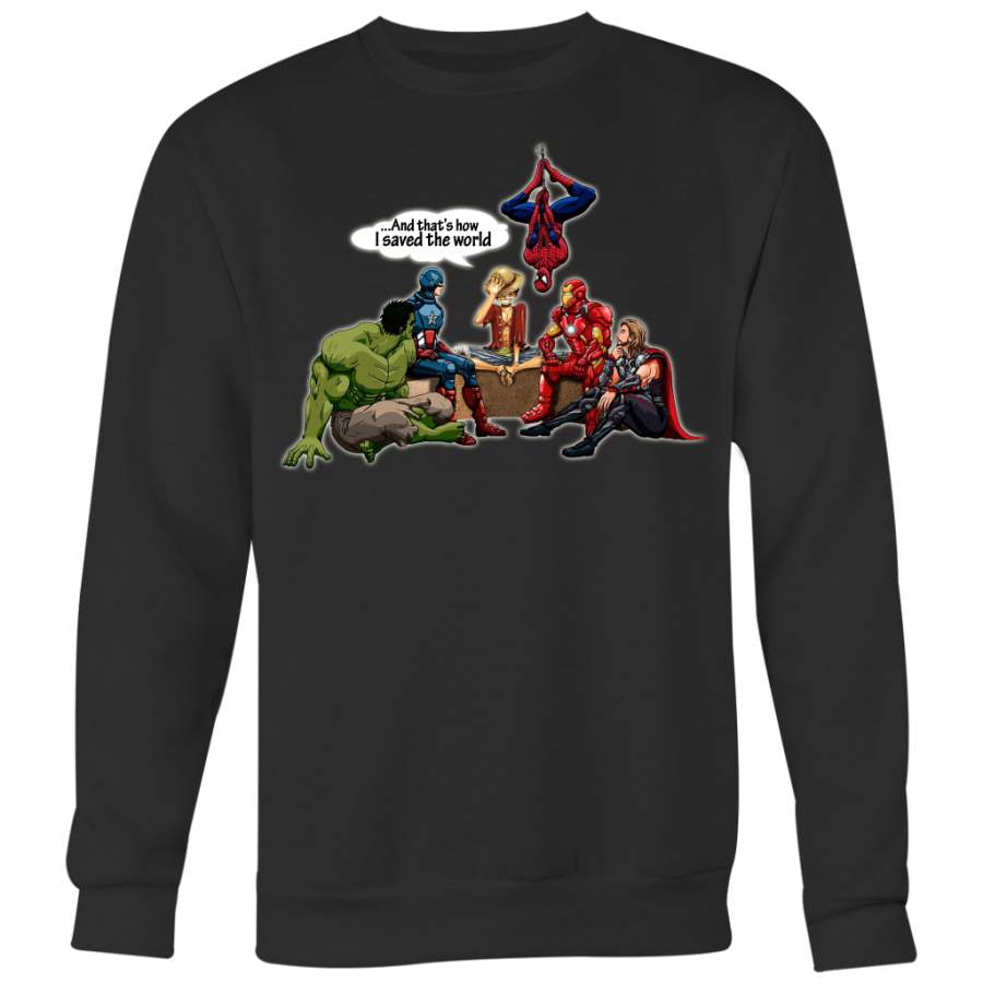 Monkey D. Luffy and Superheroes – and That’s How I Shirt, One Piece Shirt