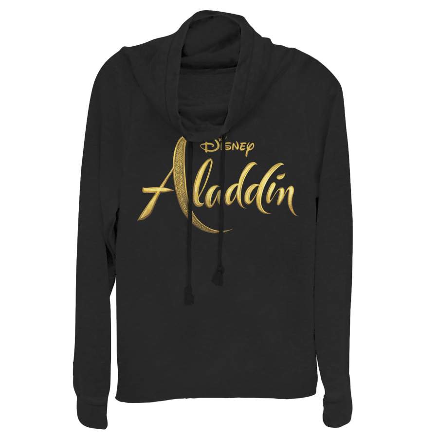 Aladdin Junior’s Script Logo Cowl Neck Sweatshirt