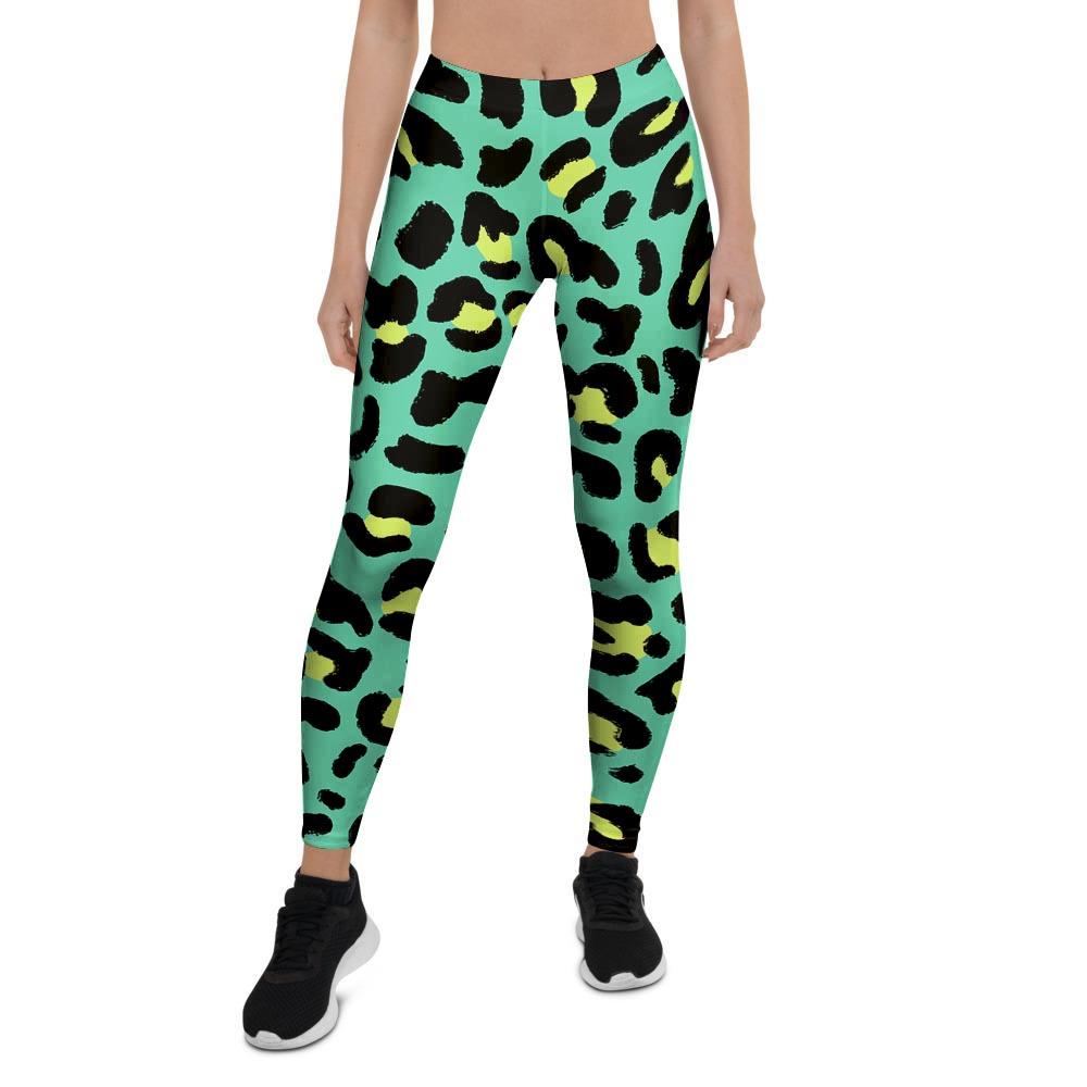 Green Leopard Women’S Leggings