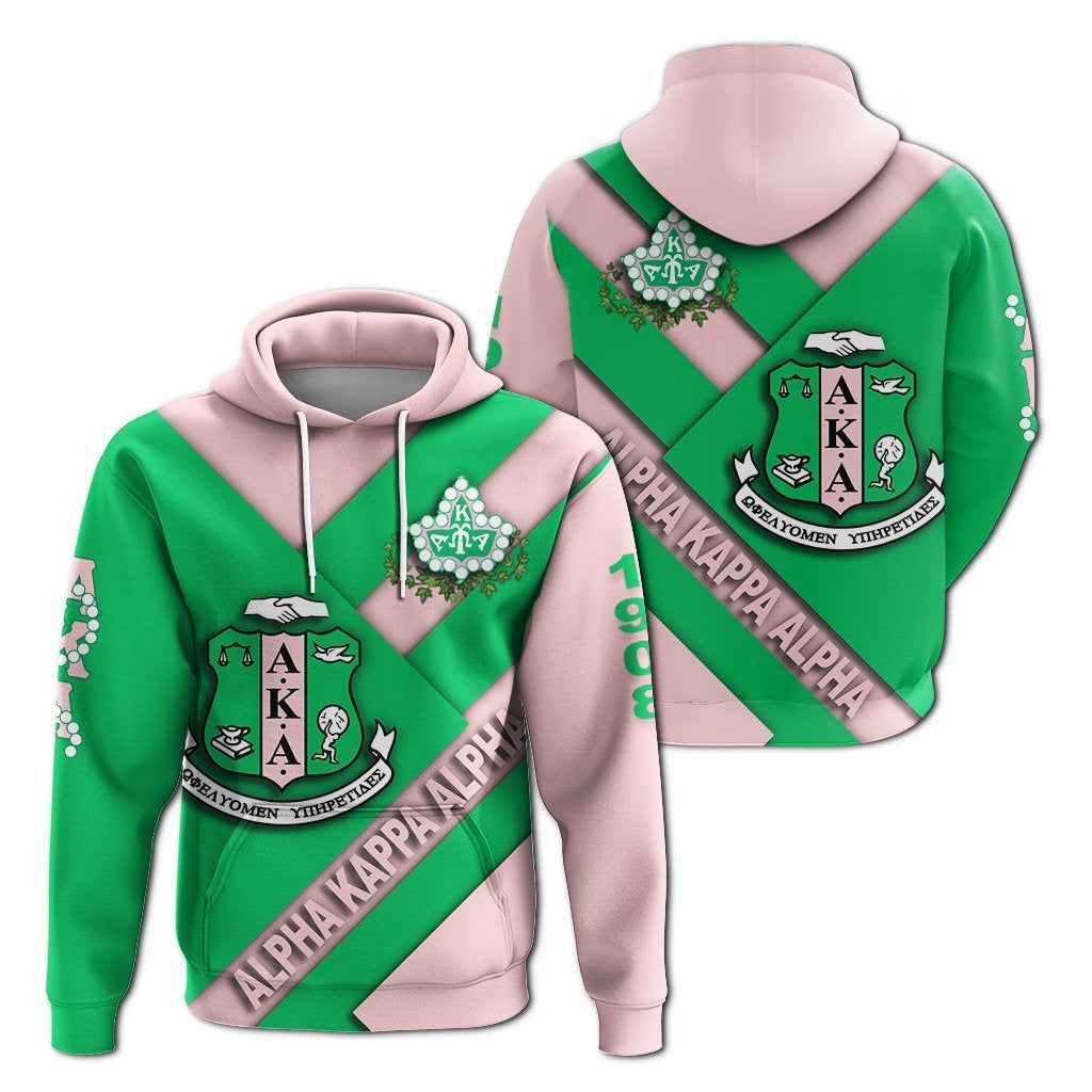 Alpha Kappa Alpha With Pearl Hoodie