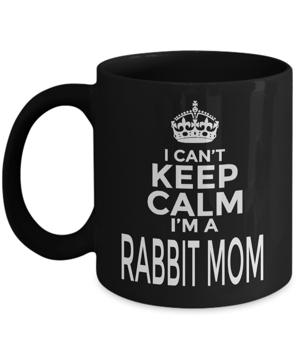 Rabbit Gifts-Bunny Themed Gifts-Rabbit Mug-I Can’t Keep Kalm I’m A Rabbit Mom-Mug Rabbit-Rabbit Mom