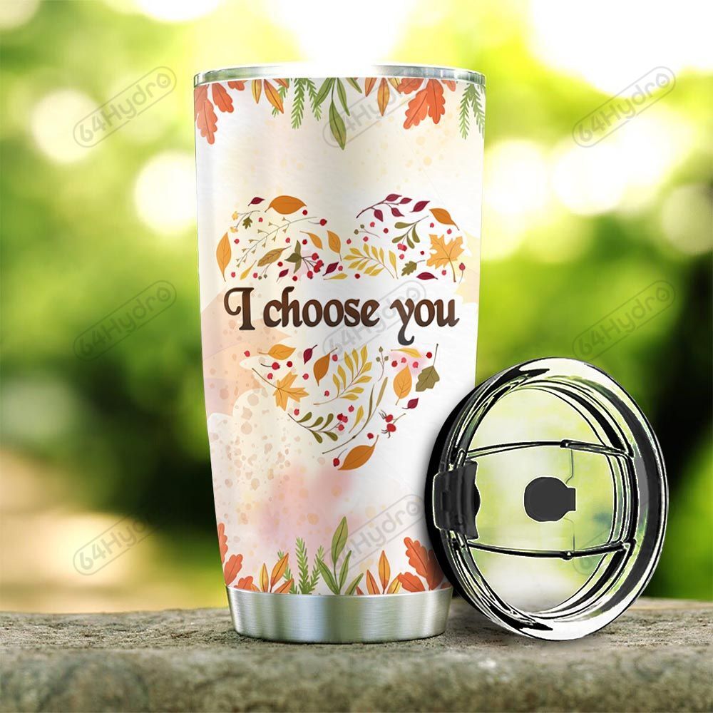 Deer Couple Personalized PYR2312015 Stainless Steel Tumbler