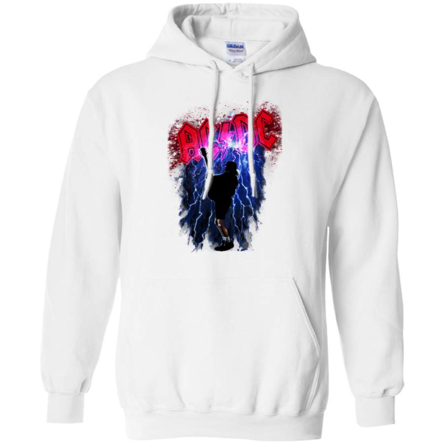 ACDC Thunderstruck Angus Young Rock Pullover Hoodie