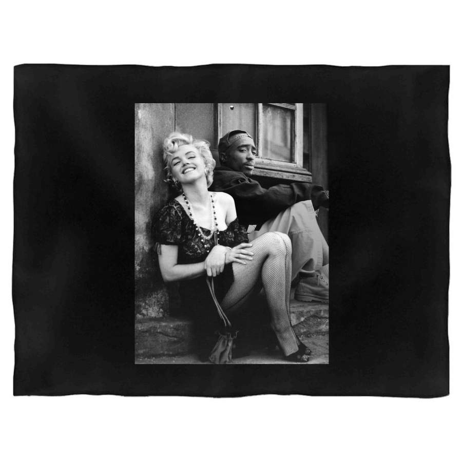 Tupac X Marilyn Monroe Hip Hop Blanket