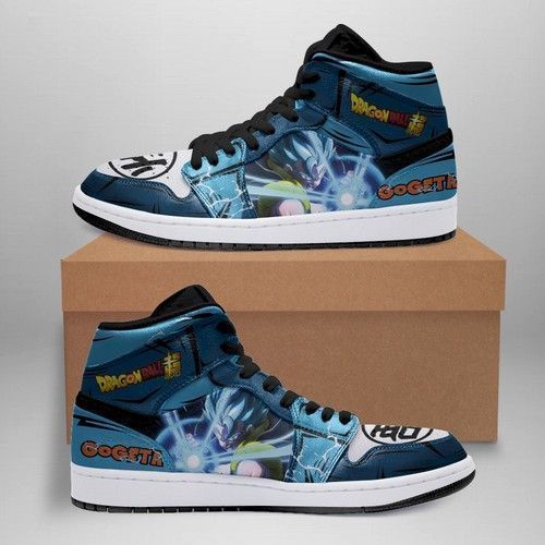 Gogeta Dragon Ball Air Jordan Sneakeraj1035 Shoes Sport Sneakers Air Jordan High Sneakers Sport Sneakers