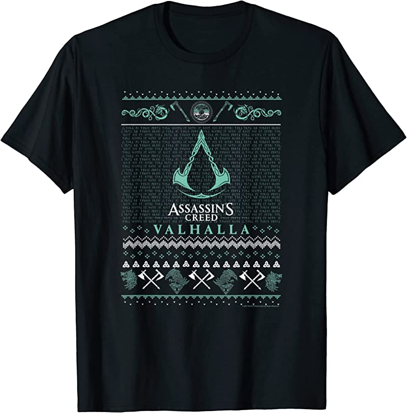 Valhalla Ugly Christmas Sweater T-Shirt