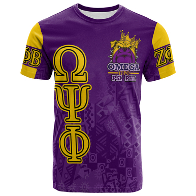 Omega Psi Phi T-Shirt – Fraternity Custom Black Roots T-Shirt