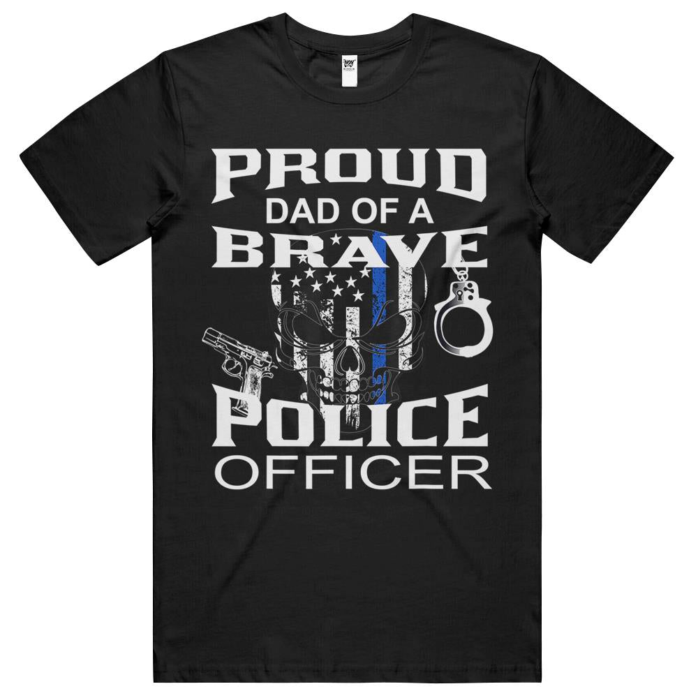 Proud Father Of Police Officer T Shirts