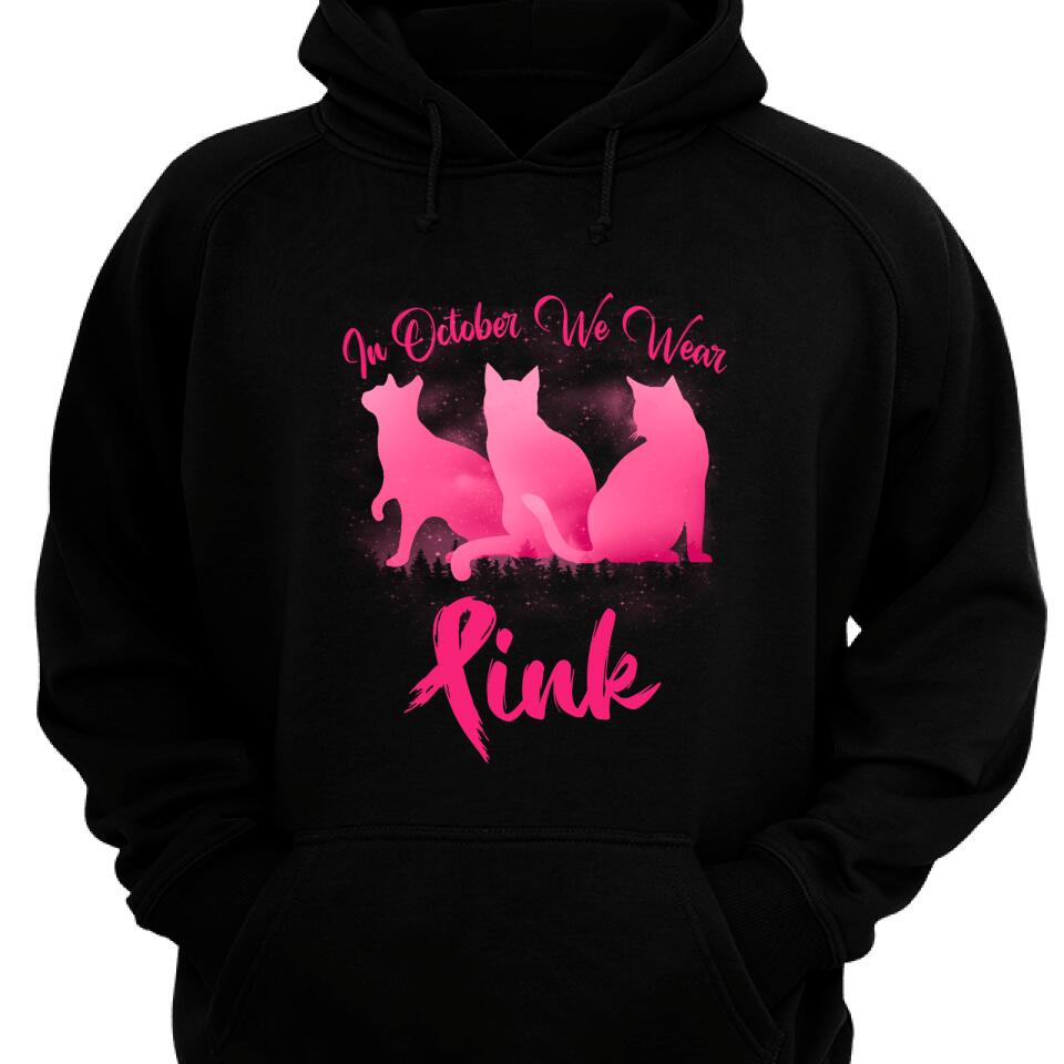 In October We Wear Pink Custom Hoodie – Trending Personalized