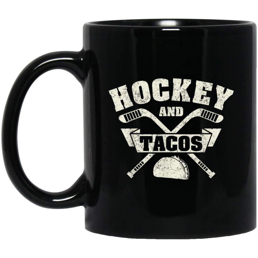 Perfect Ice Hockey Vintage Stick Sport Gift Black Mug