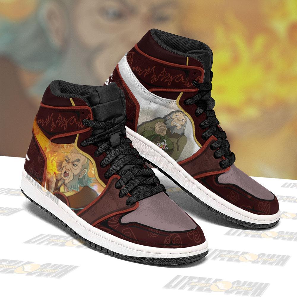 Iroh Jd Sneakers Custom Avatar: The Last Airbender Anime Shoes ...