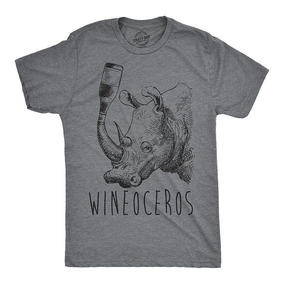 S Wine Shirt Wineoceros Shirt Wine Rhinoceros Shirt Funny Wine Shirt Wine Themed Ap Shirt