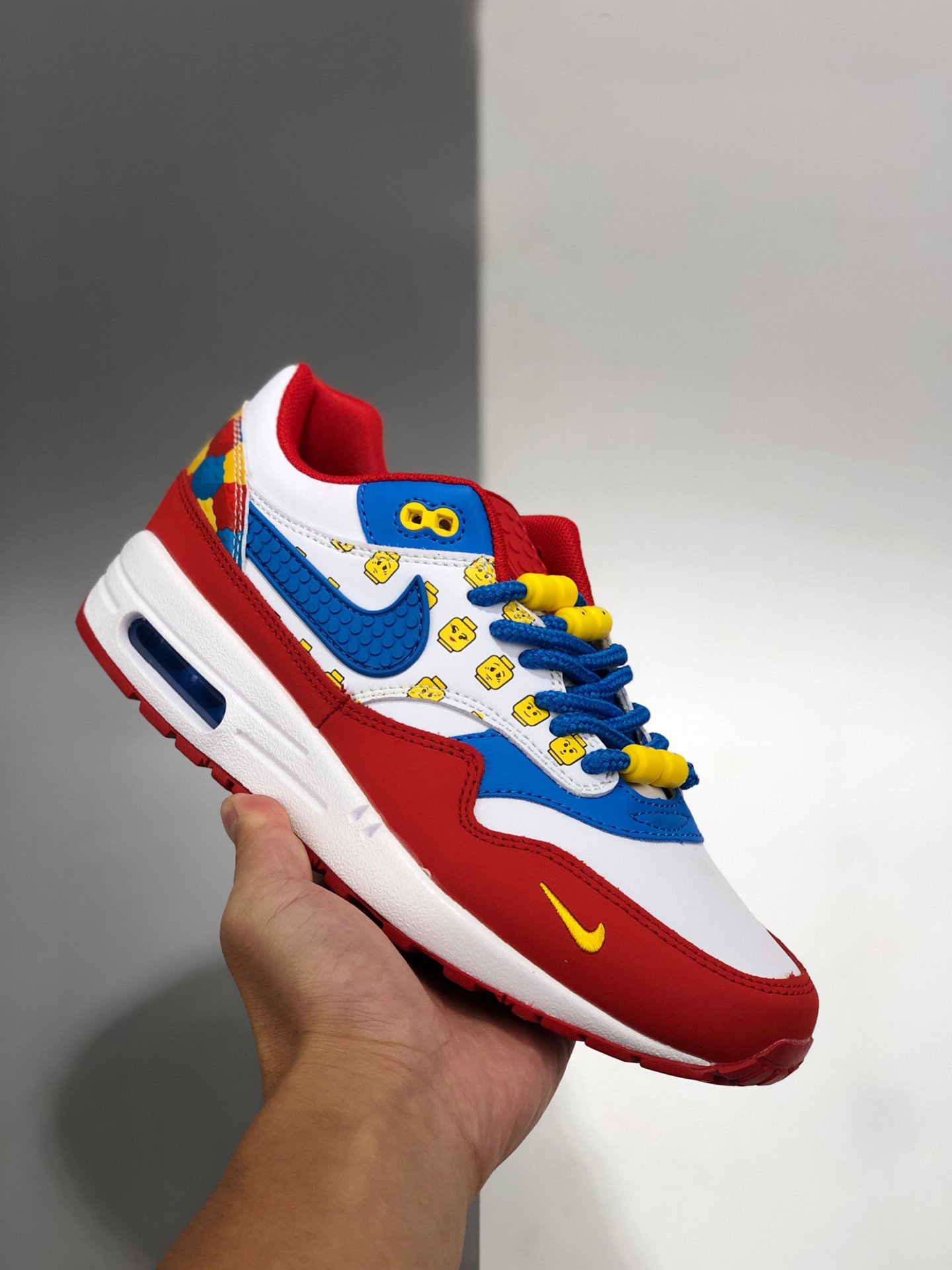 DENHAM x Nike Air Max 1 RedBlue-White-Yellow 5340960