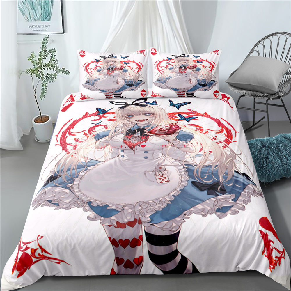 Peckshirt Anime Joker Pillow Case 3D Bed Duvet Covers Sets Bed Set Bedding - Print In Your Way