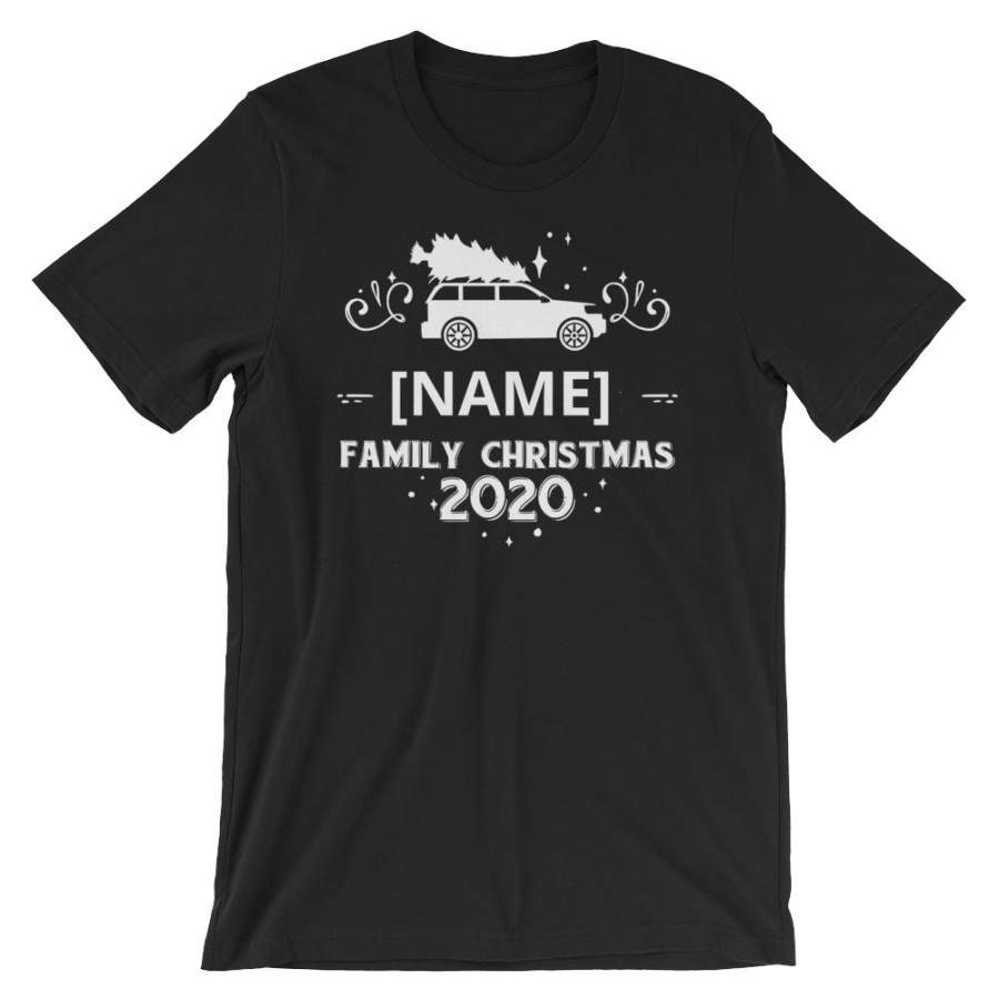 (CUSTOM NAME) Family Christmas 2020 T-Shirt – Customize With Your Family Name