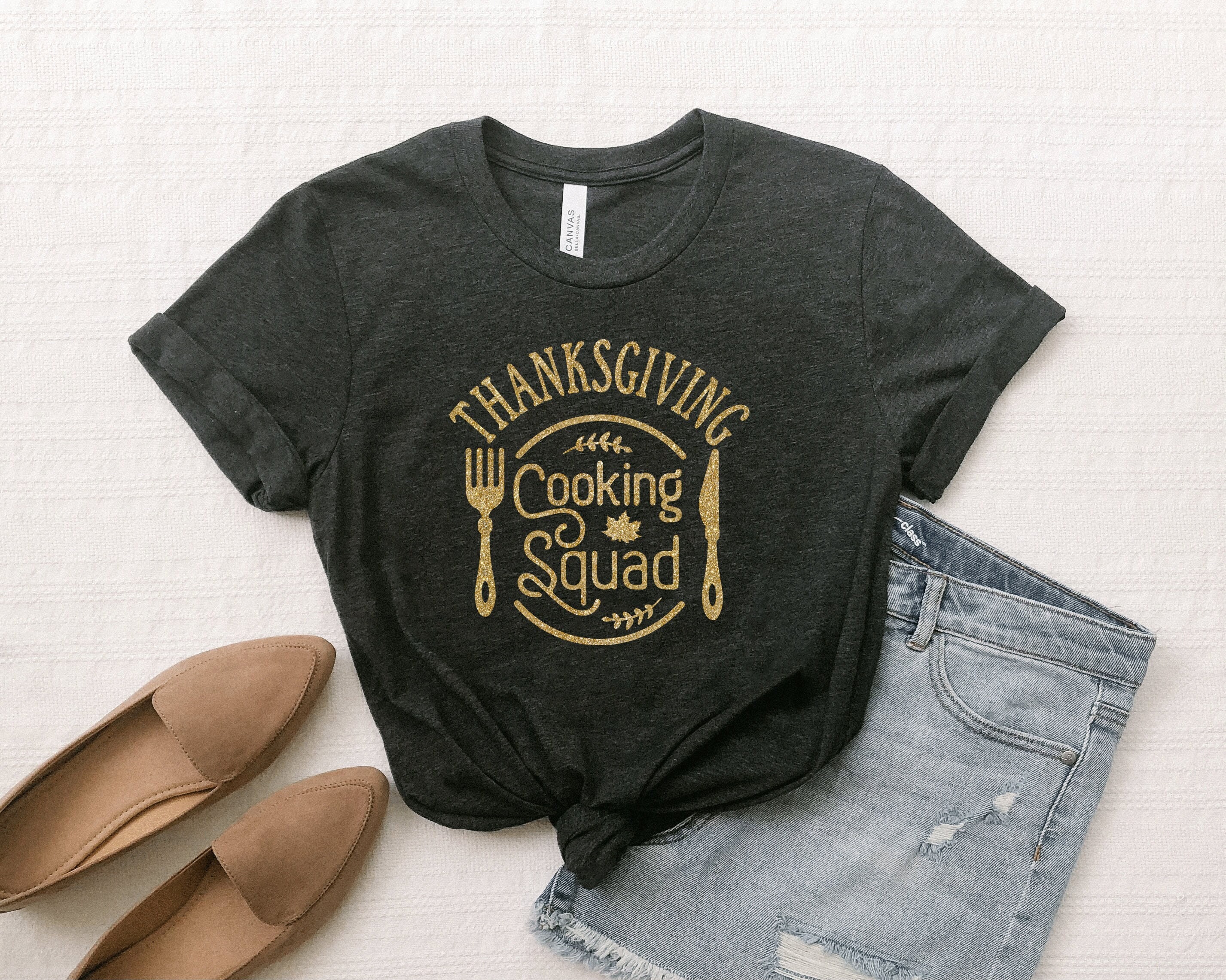 Thanksgiving Cooking Squad Shirt, Thankful Shirts, Turkey Day Shirt, Family Matching Shirt, Thanksgiving Family Shirt, Thanksgiving Matching