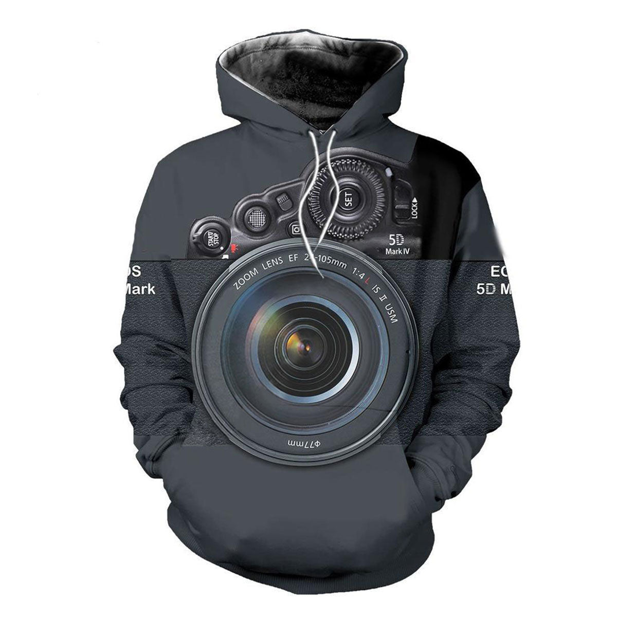 3D Camera Hoodie/Sweatshirt - SewingCode