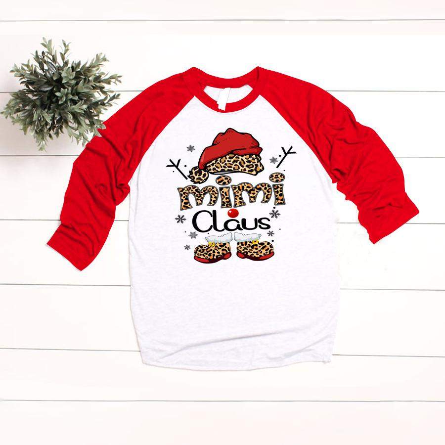 Mimi Claus Leopard Christmas Shirt