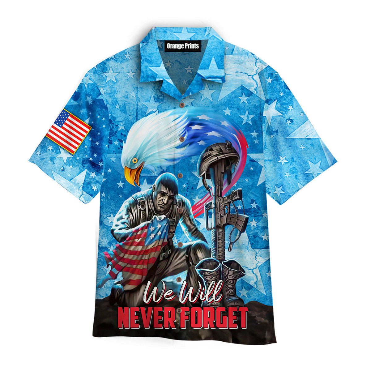 We Will Never Forget Veteran Day Hawaiian Shirt | For Men & Women | Wt4144