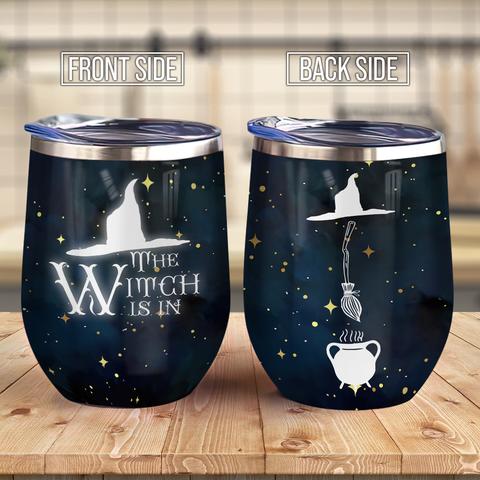 The Witch Is In Boo Ghost Scary Pumpkin Trick Or Treat Halloween Wine Tumbler, Personalized Tumblers, Tumbler Cups, Custom Tumblers It Girl Halloween Costumes