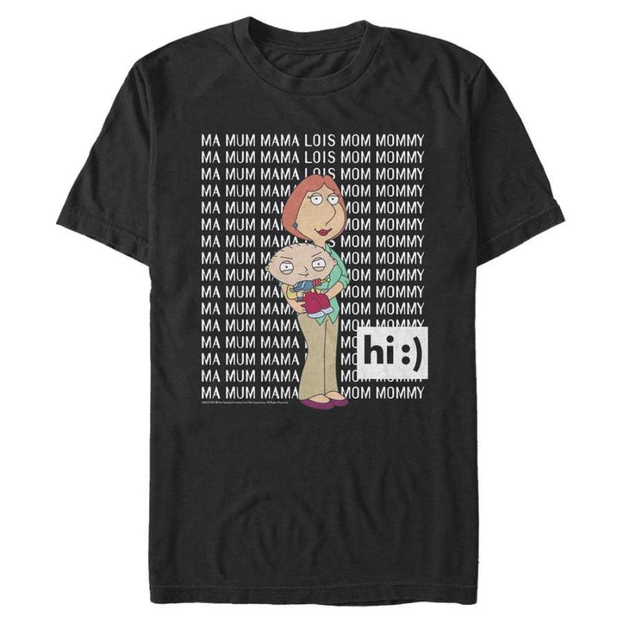 Family Guy Men’s Mum Mummy Stewie Rant T-Shirt