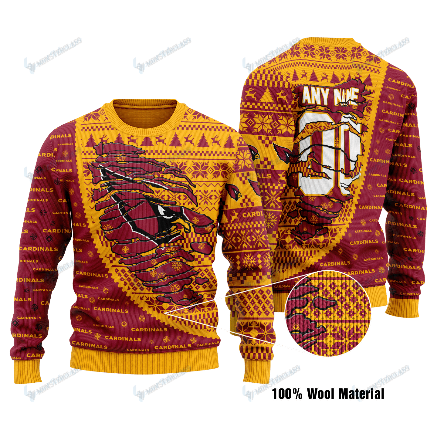 Arizona Cardinals Woolen Sweater 127