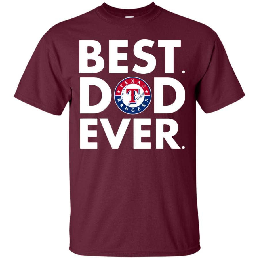 AGR Buy Father’s Day Texas Rangers Best Dad Ever Shirt-Father’s Day Shirt