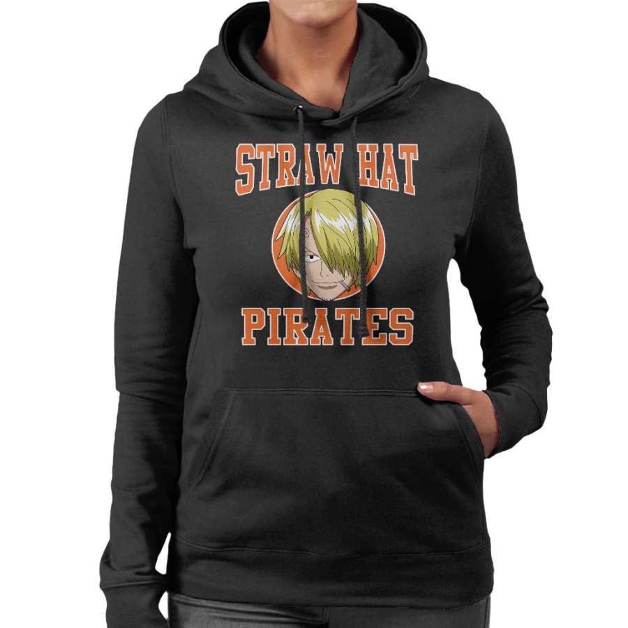 Straw Hat Pirates Vinsmoke Sanji One Piece Women’s Hooded Sweatshirt